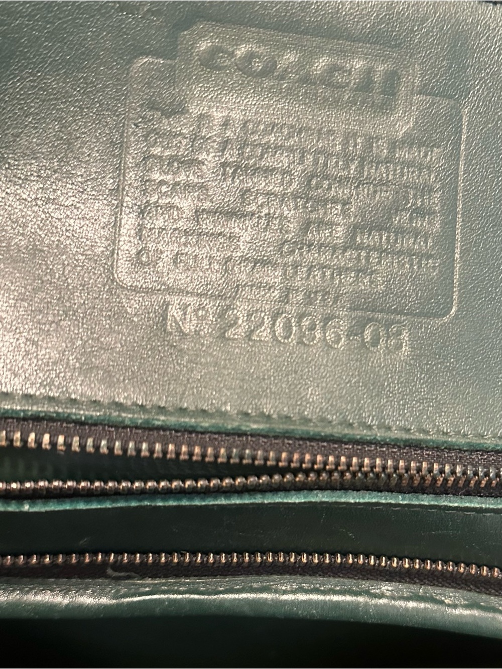 Vintage Bottle Green Patricia Crossbody Leather - Picture 8 of 16